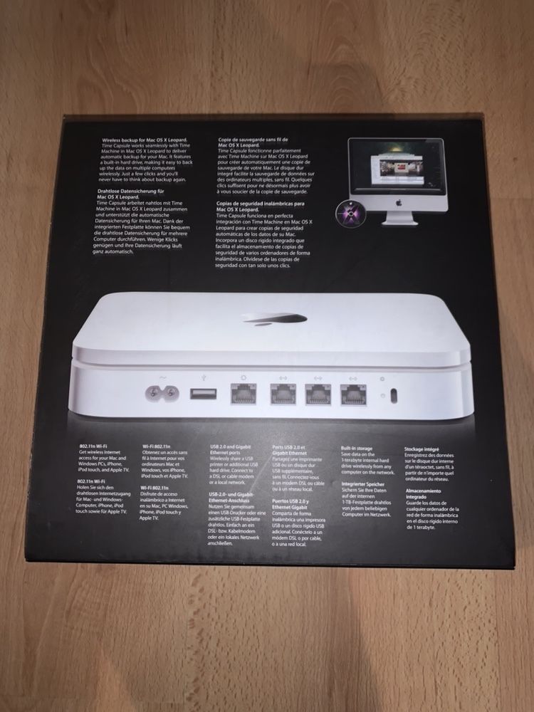 Apple Time Capsule 1TB (A1355) - C/ NOVO NA CAIXA - ENVIO NACIONAL