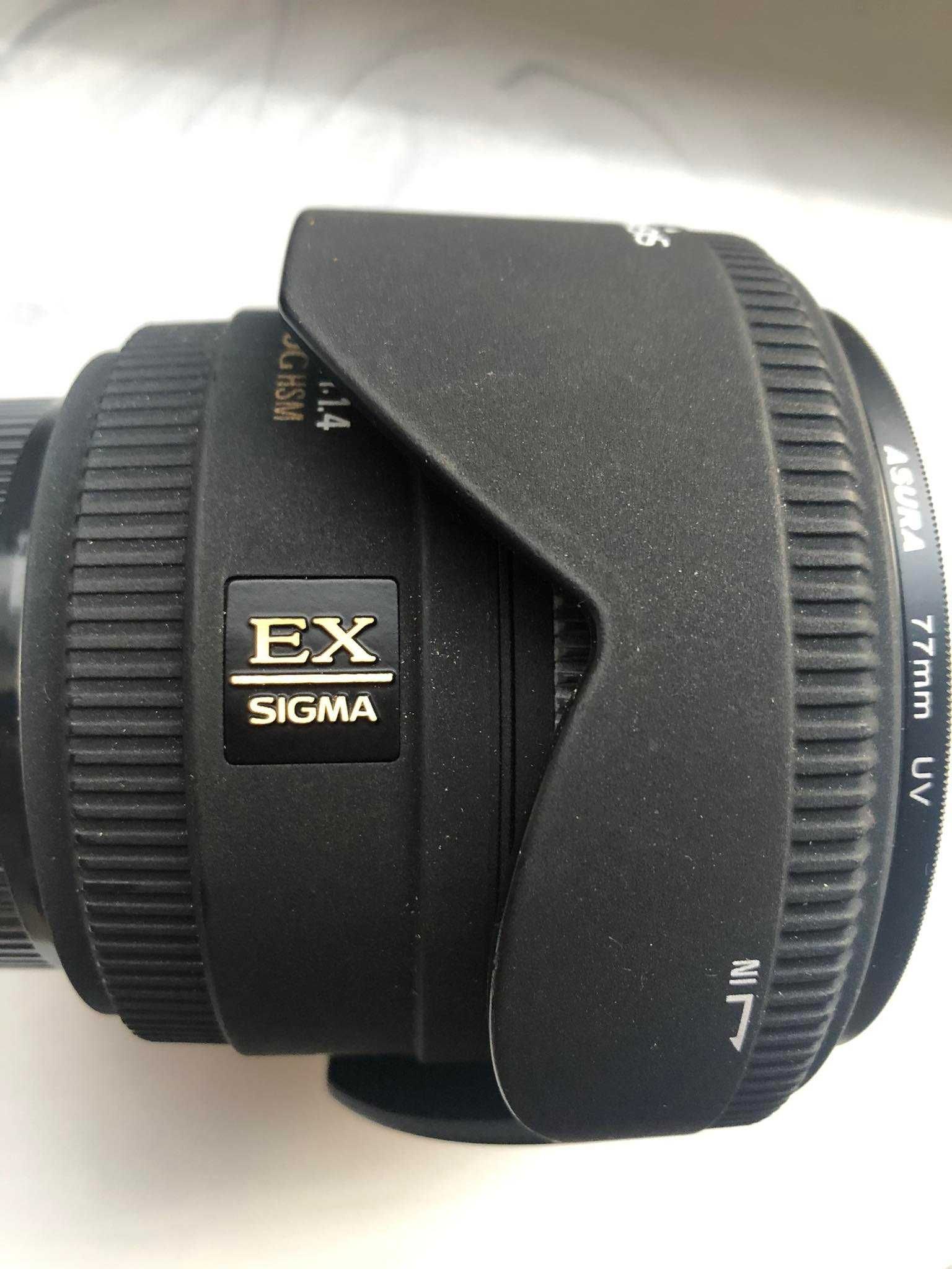 Obiektyw Sigma 50mm F/1.4   EX DG HSM mocowanie Sigma SA