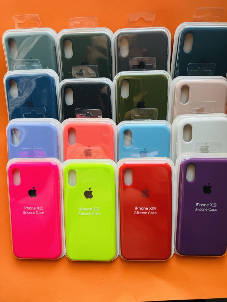 iPhone X xs  silicone case силиконовый чехол закрытый низ