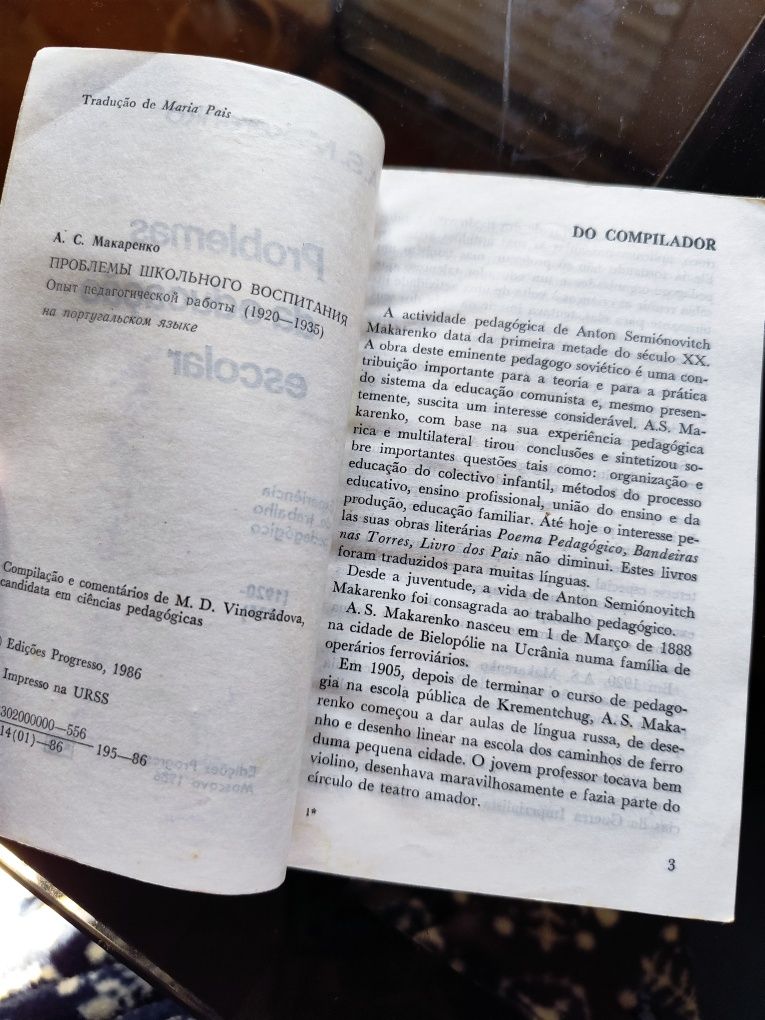 Problemas da Educação Escolar - AS Makarenko