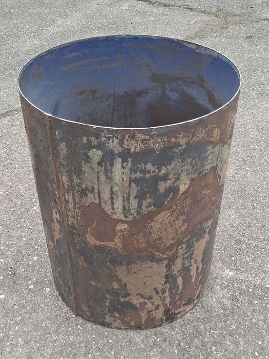 Rura stalowa 435 x 2 mm - walec przepust zbiornik grill kominek koza