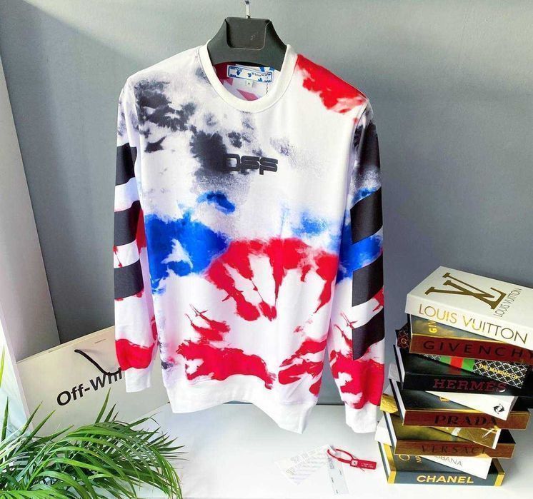 Свитшот мужской off-white брендовый реглан батник кофта мужская