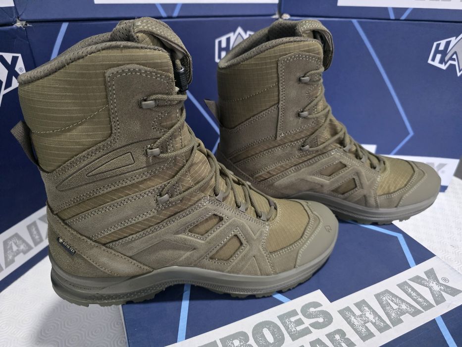 Botas militares haix black eagle 2.0V high sage gtx gore tex