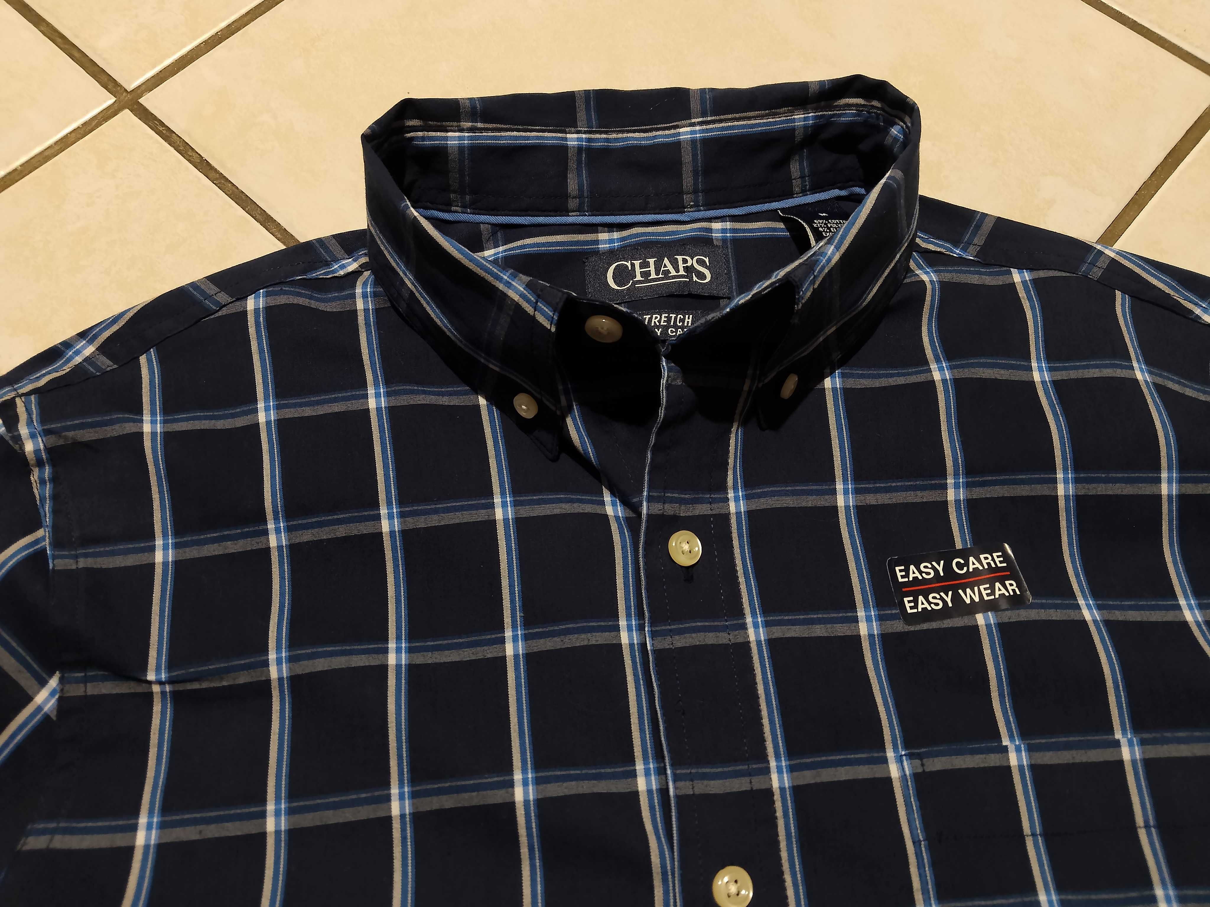 CHAPS by Ralph Lauren USA - NOWA! z LOGO Koszula Męska rozmiar L