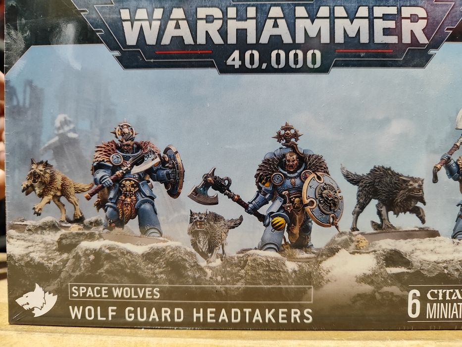 Warhammer 40000 Space Wolves Wolf Guard Headtakers
