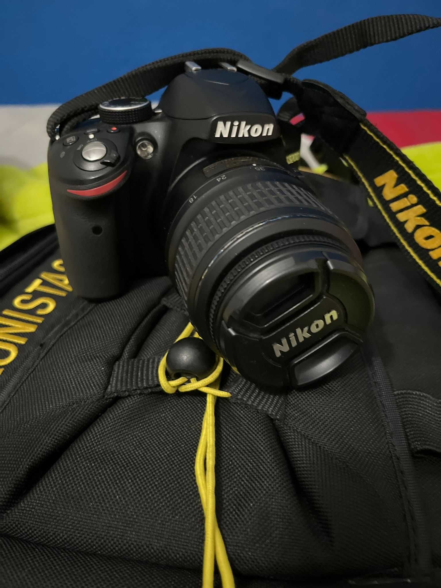 Nikon D3200 com acessórios