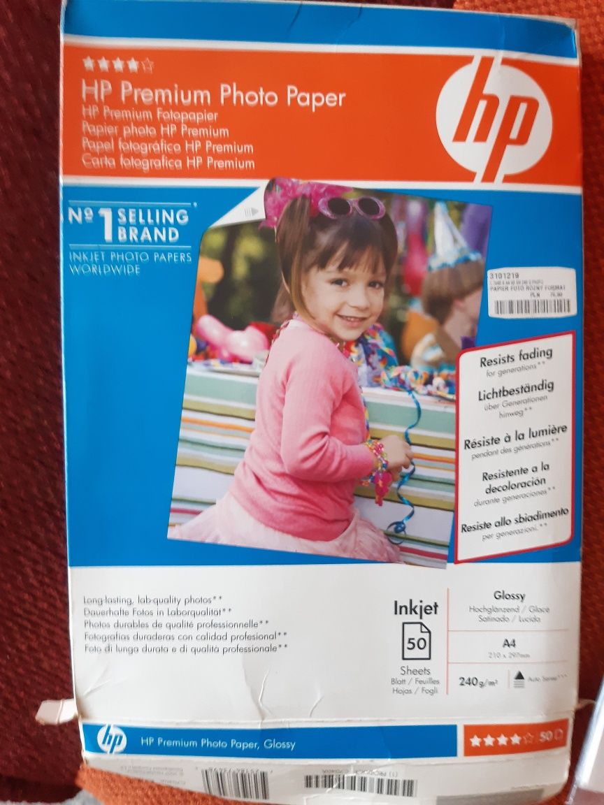 HP papier foto A4 i A6