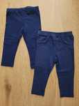 Granatowe Legginsy 74