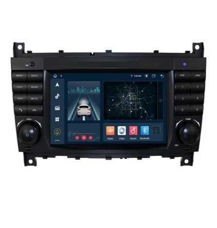 Auto-rádio 2 din android 14 64GB para Mercedes c220 w203 ano 2004