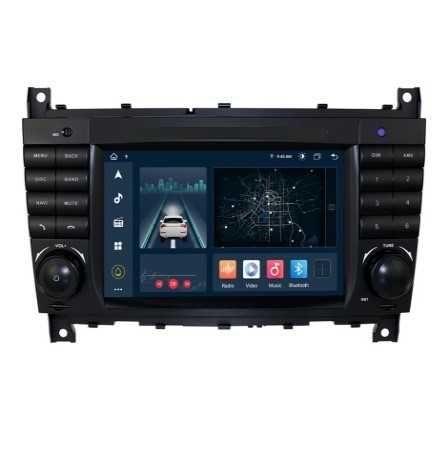 Auto-rádio 2 din android 13 64GB para Mercedes c220 w203 ano 2004