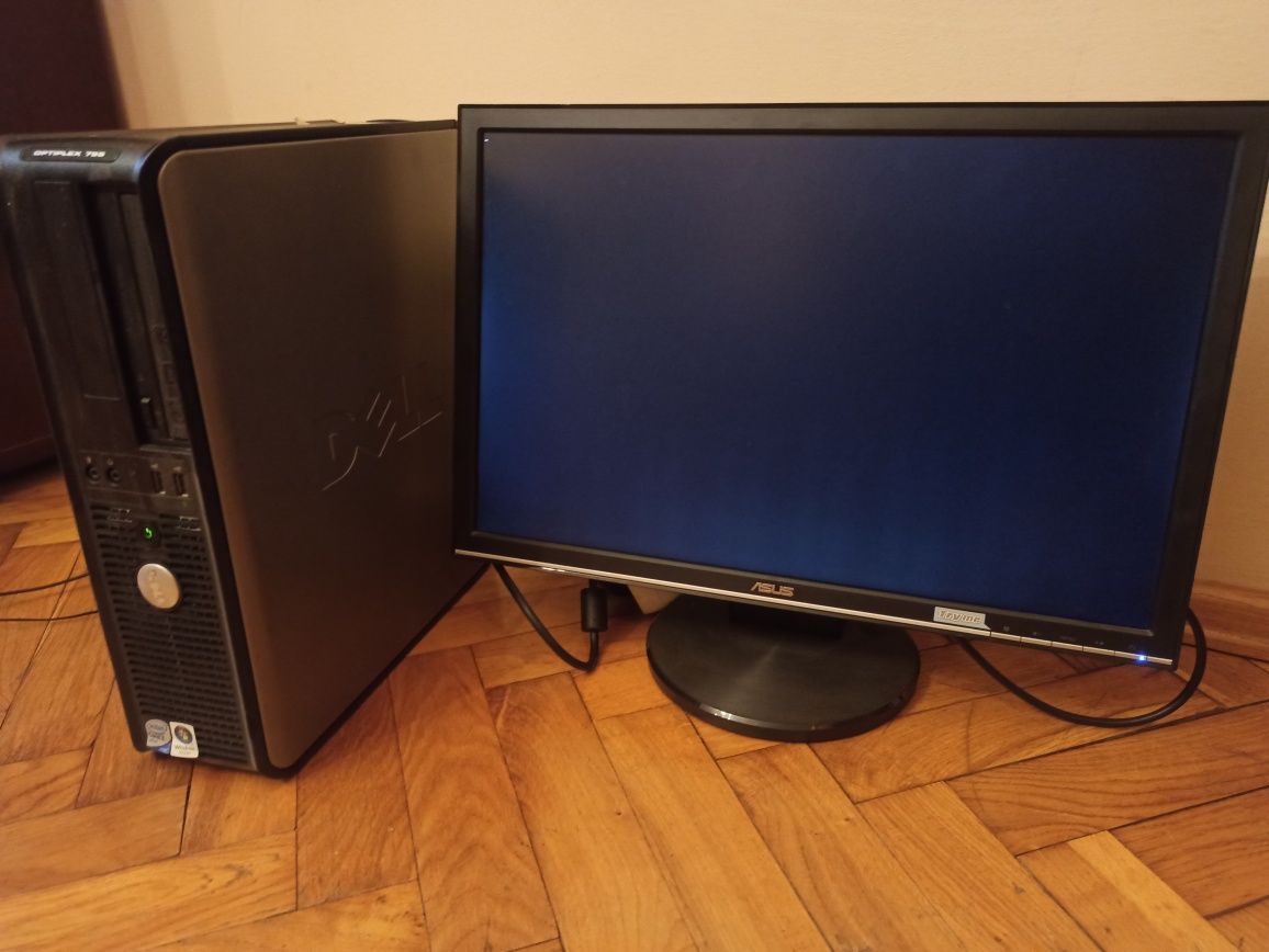 Komputer Dell optiplex + monitor Asus
