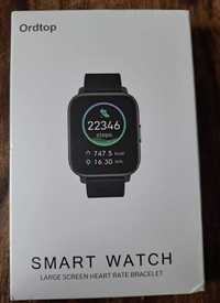 Смарт годинник smartwatch Ordtop P32, новий блакитний ремінь