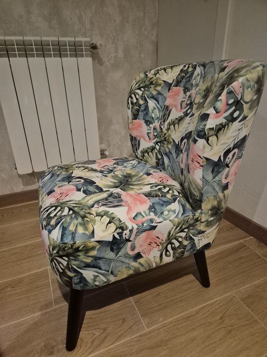 Poltrona estampada