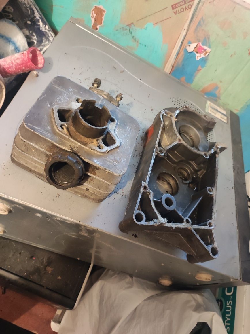 Cylinder + karter Simson S51 – oryginał DDR, stan jak na zdjęciach
