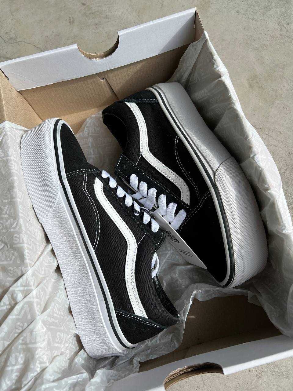 Летние кеды VANS old Skool black white / Кеди Ванс олд скул 38 39 40