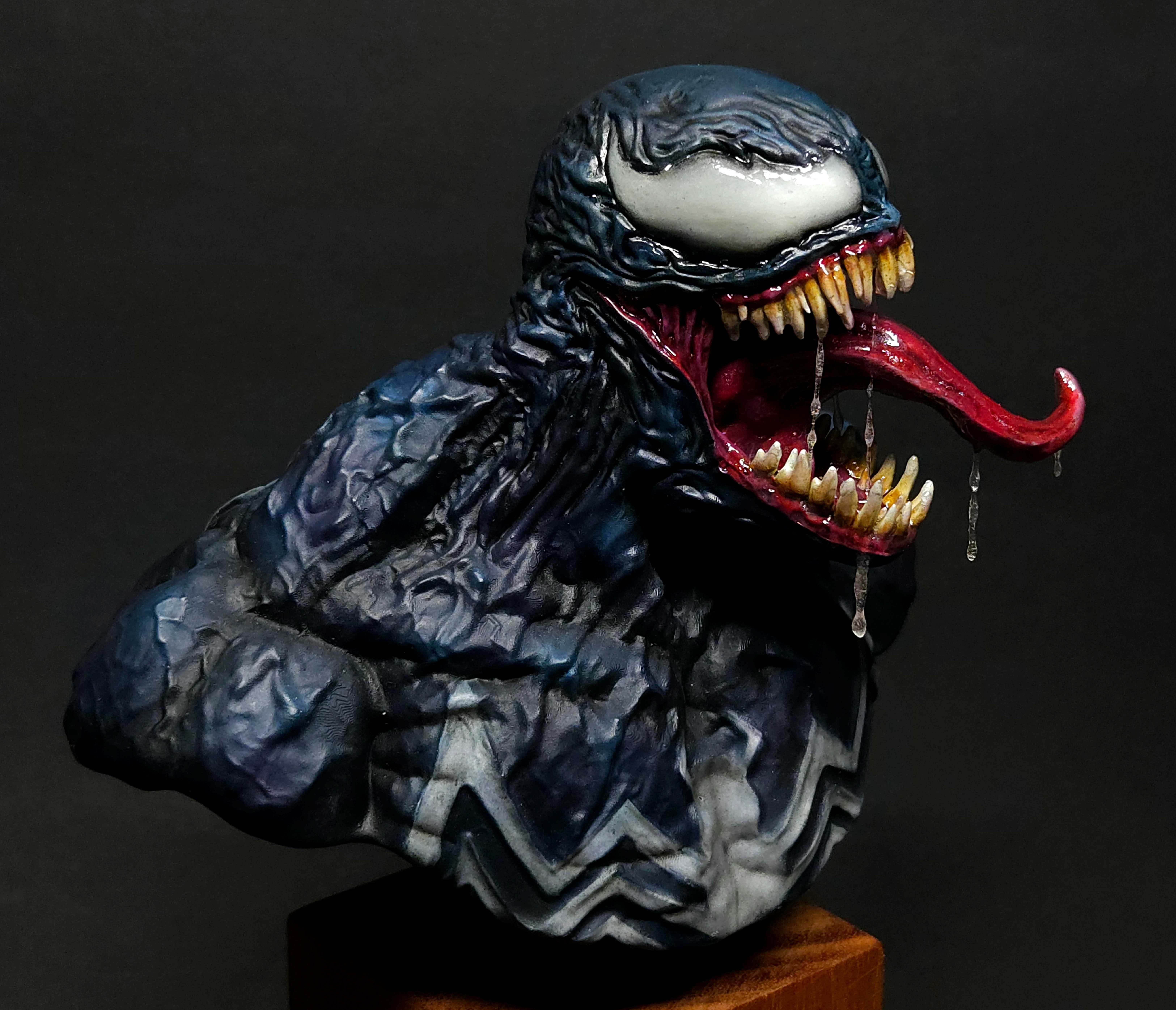 !Venom popiersie w skali 1/8 własnoręcznie malowane!