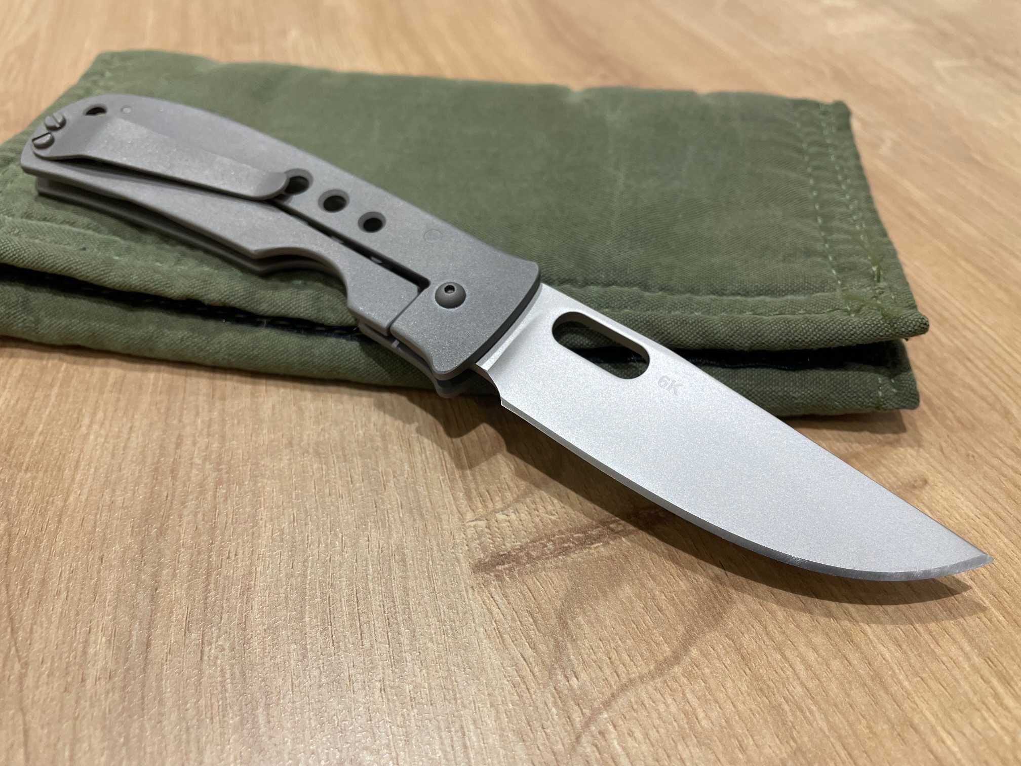 Nóż custom Tom Mayo Medium Covert 6k