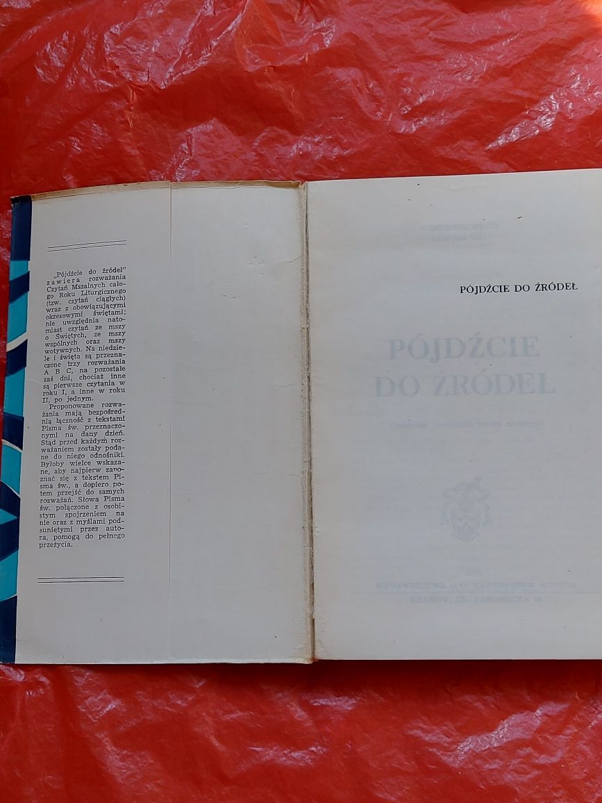 Książka Pójdzcie do ŻRUDEŁ 1972rok