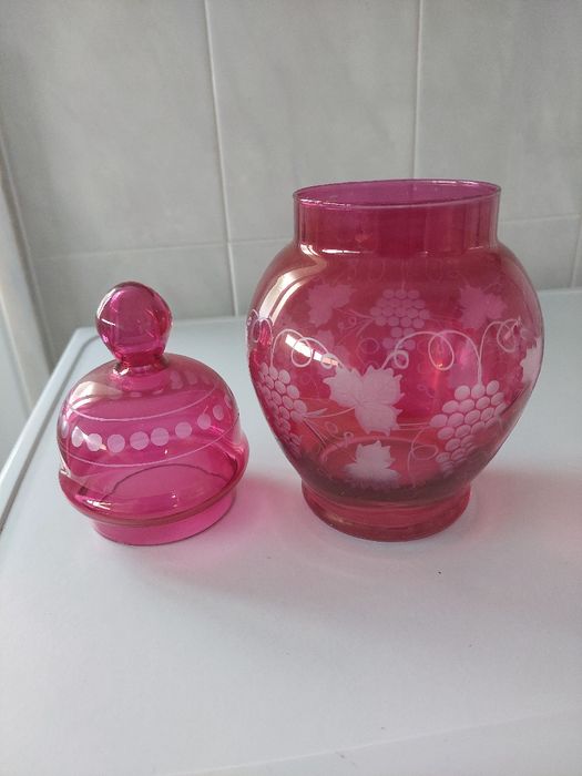 Jarro rosa com efeitos