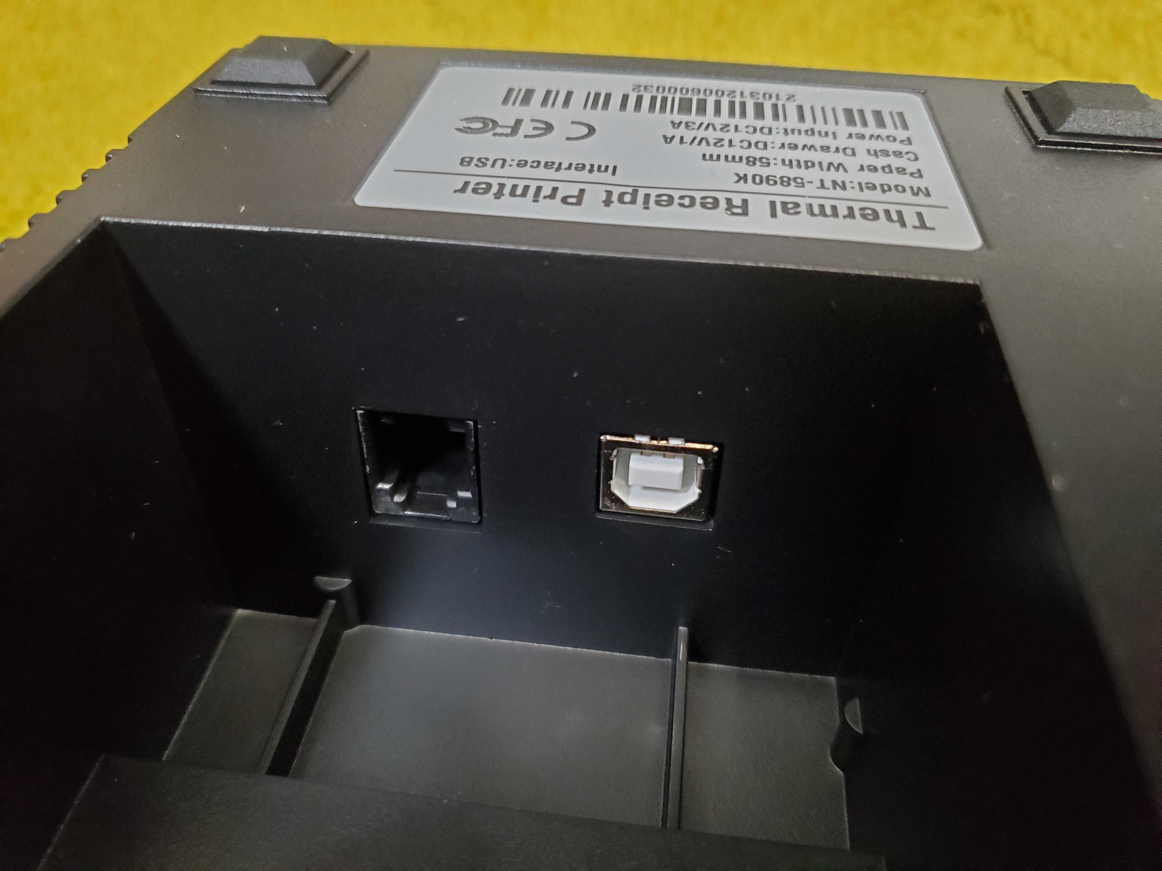 POS термопринтер NT-5890K для печати чеков с шириной ленты 58 мм