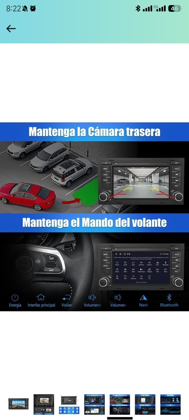 Radio android para carro