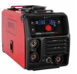 Spawarka bezgazowa Praktik Mig140 Synergic led IDEAL FLUX TIG LIFT MMA