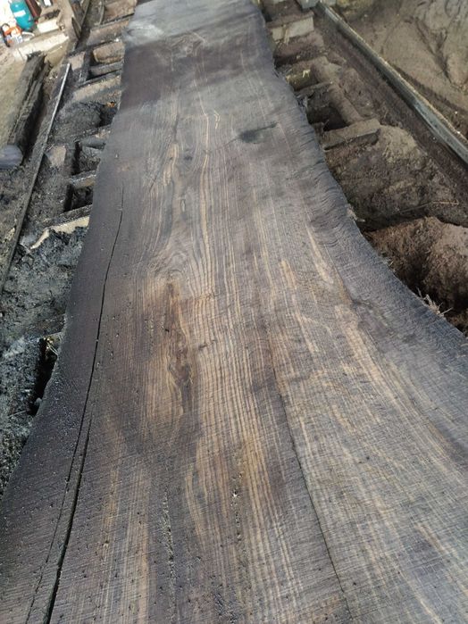 Czarny dąb deski Brusy monolity