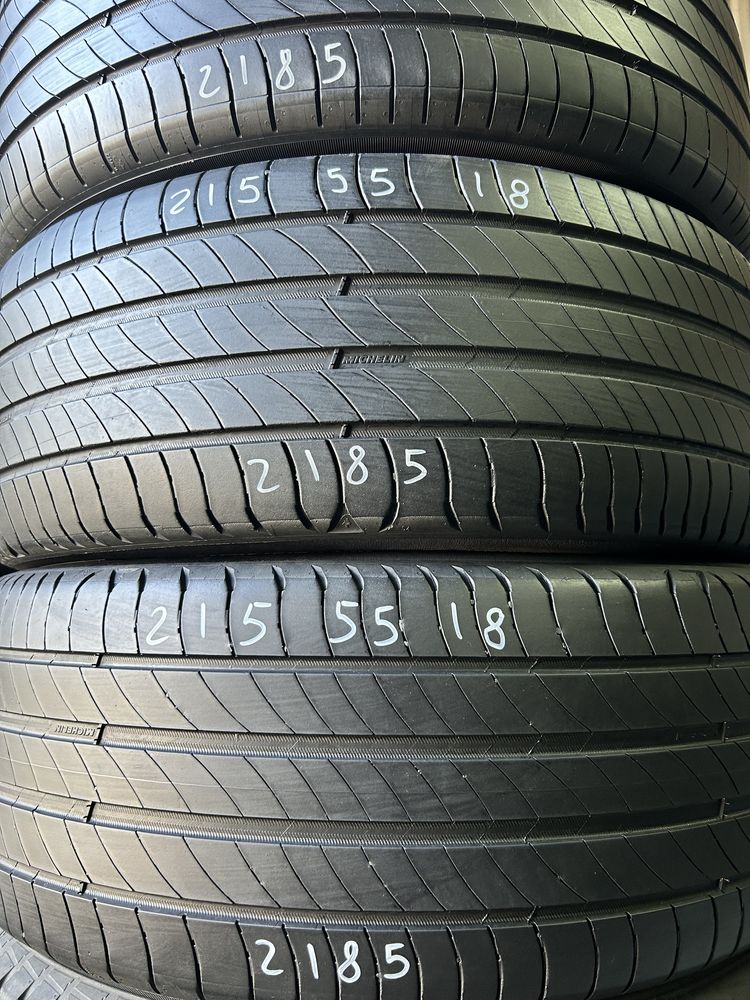 215/55/18 Michelin комплект літо склад резина шини з Європи