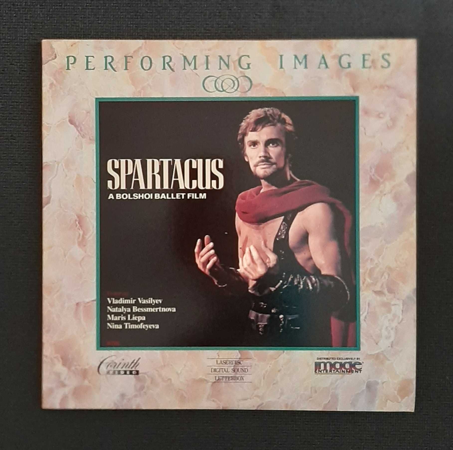 LaserDisc do filme "Spartacus - A Bolshoi Ballet Film" (Odivelas)