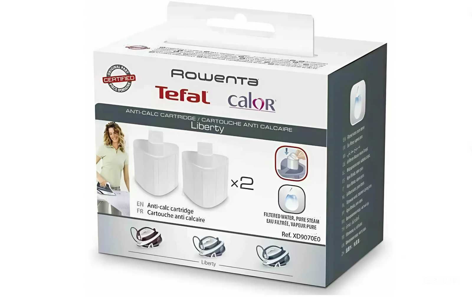 Фільтр картридж від накипу для парогенератора Tefal та Braun