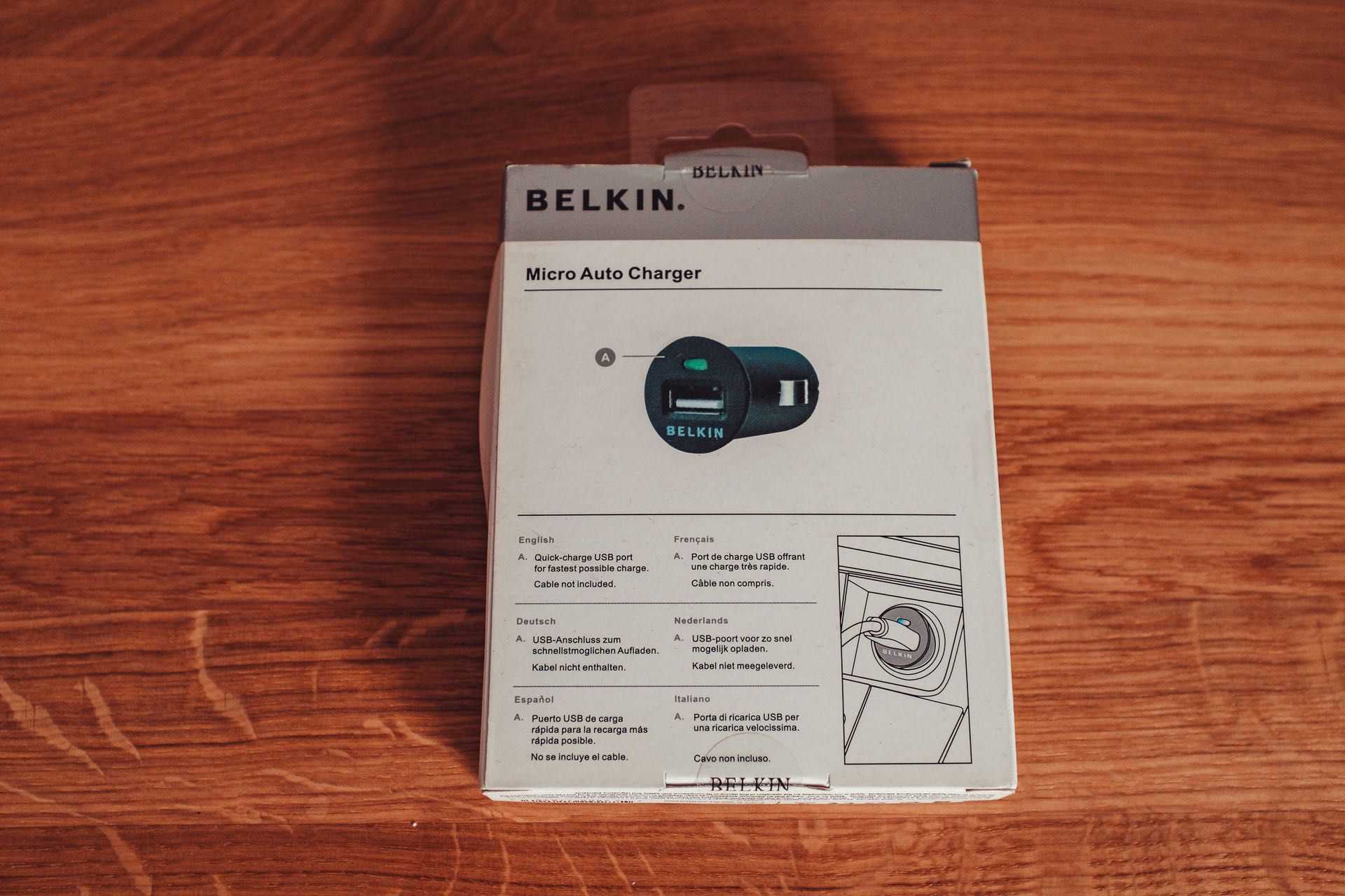 Ładowarka samochodowa Belkin Micro Auto Charger (F8Z445EA)