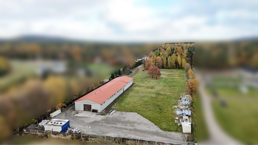 Działka 1,83ha z budynkiem Święta Katarzyna