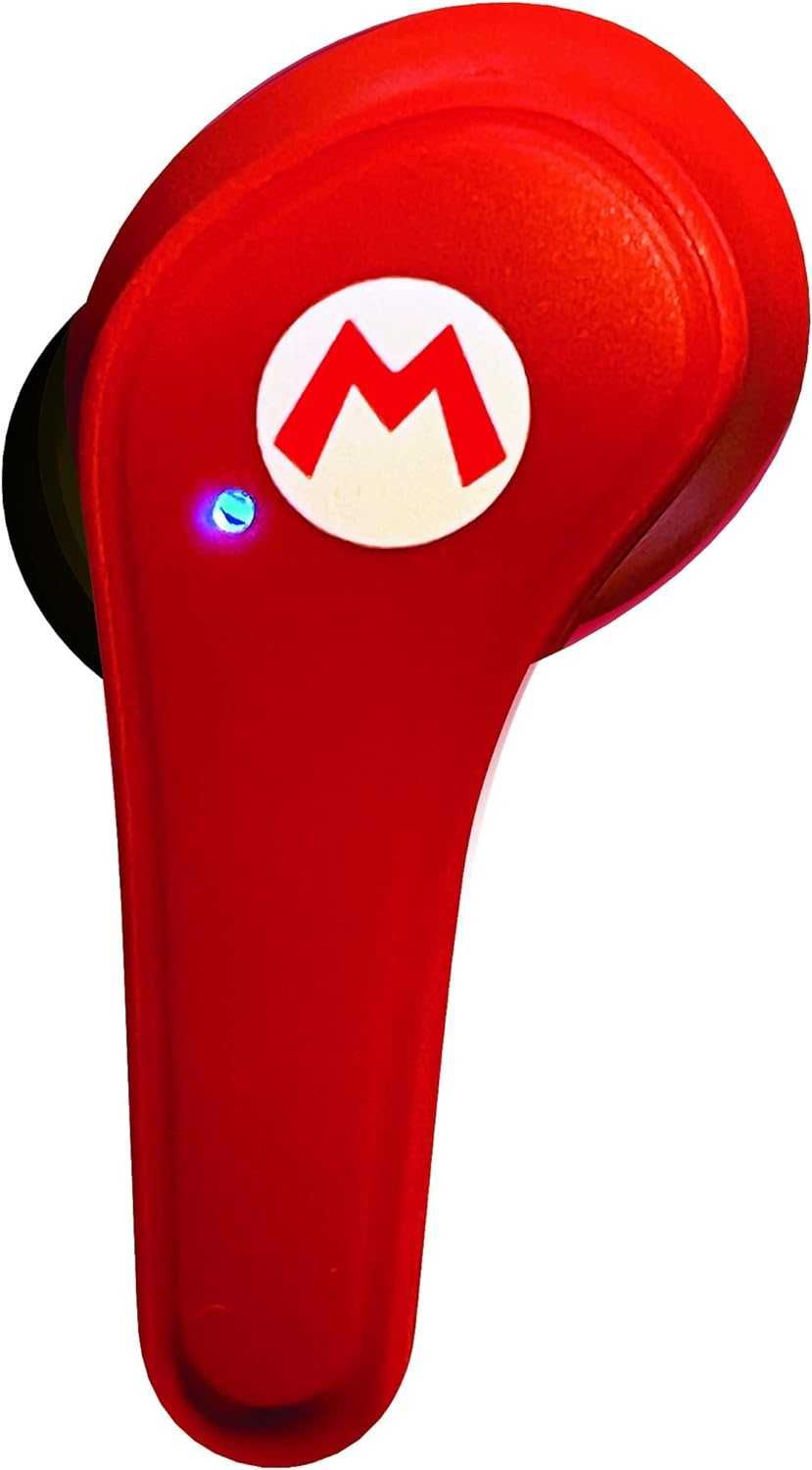 Bezprzewodowe słuchawki Bluetooth dokanałowe SUPER MARIO dla dzieci