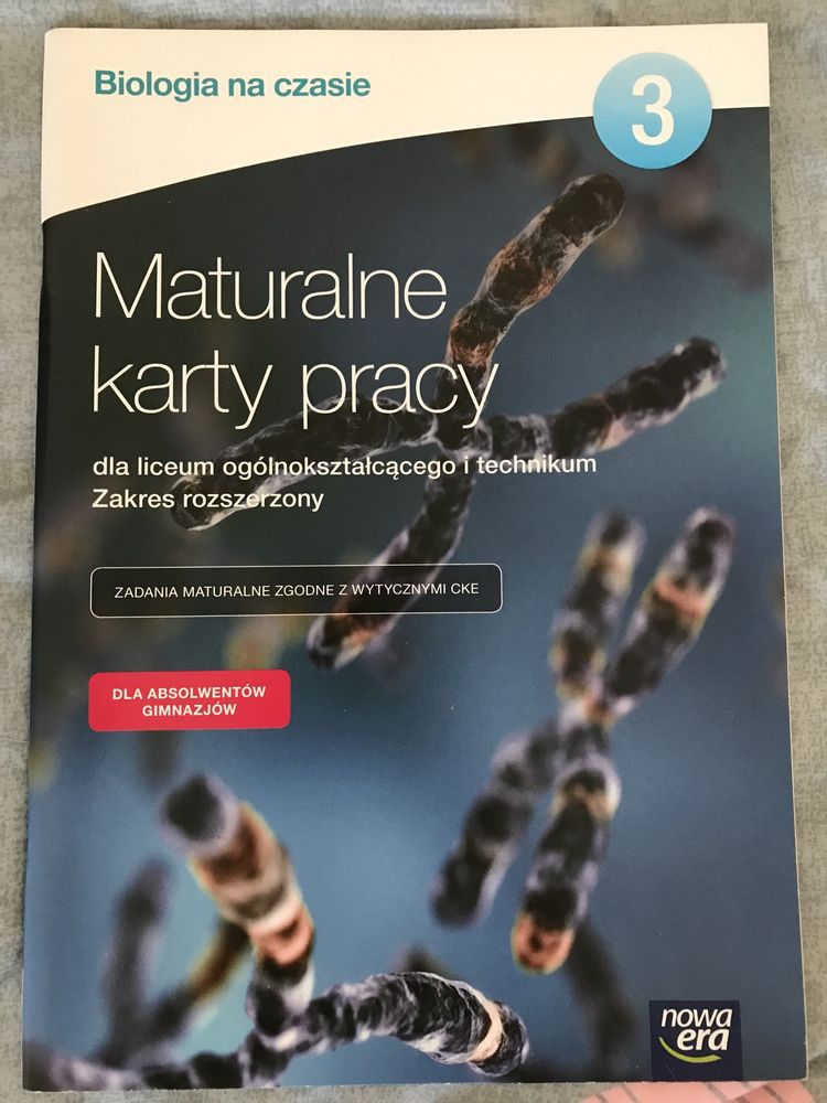 Nowe maturalne karty pracy - Biologia liceum