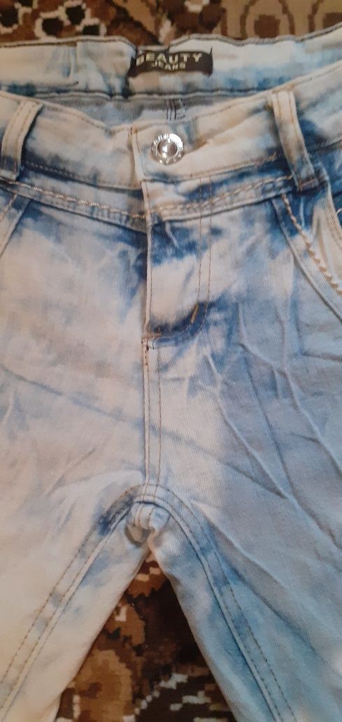 Женские джинсы ,эффект помятой ткани/99% cott 1%elastan.Изг.Пакестан