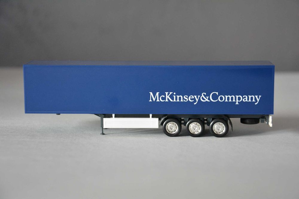 1:87 (H0) Herpa 279116 - Naczepa kontener Schmitz - McKinsey & Company