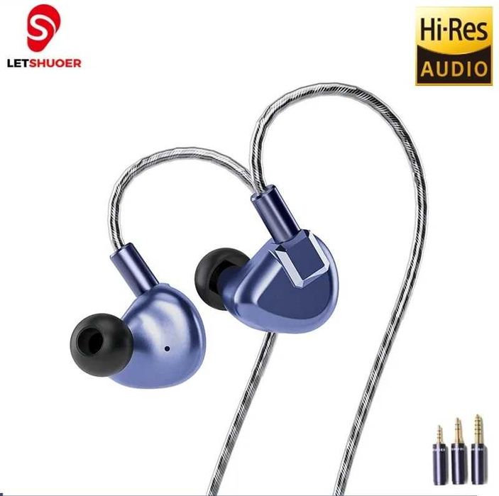 ⇒ LetShuoer S12 Pro - планарные наушники с драйвером на 14.8mm!