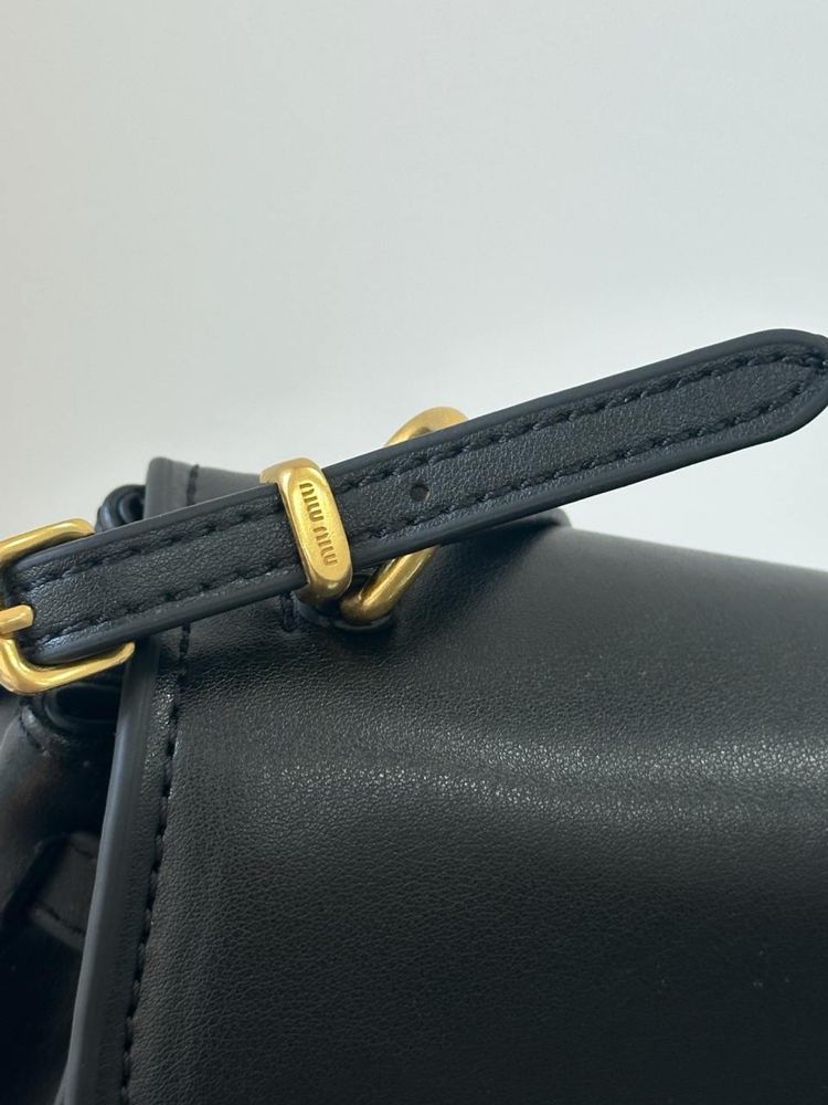 Torebka Miu Miu Nappa Shoulder Bag Black