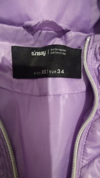 Kurtka fioletowa sinsay roz.34