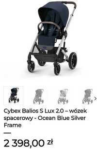 Nowy Cybex Balios S Lux Ocean Blue Silver