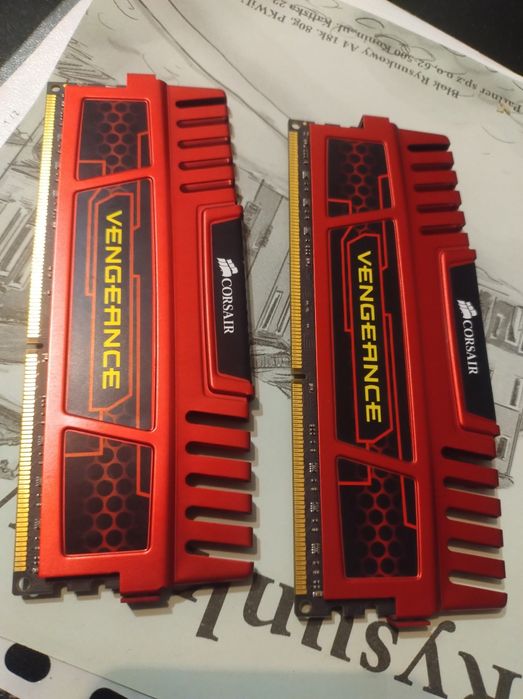 Pamięć RAM Corsair Vengeance, DDR3, ,8 GB, 2x4GB 1600MHz, CL9