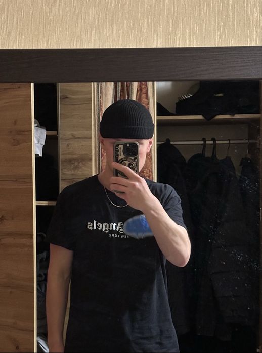 Чорна шапка біні , нова в упаковці