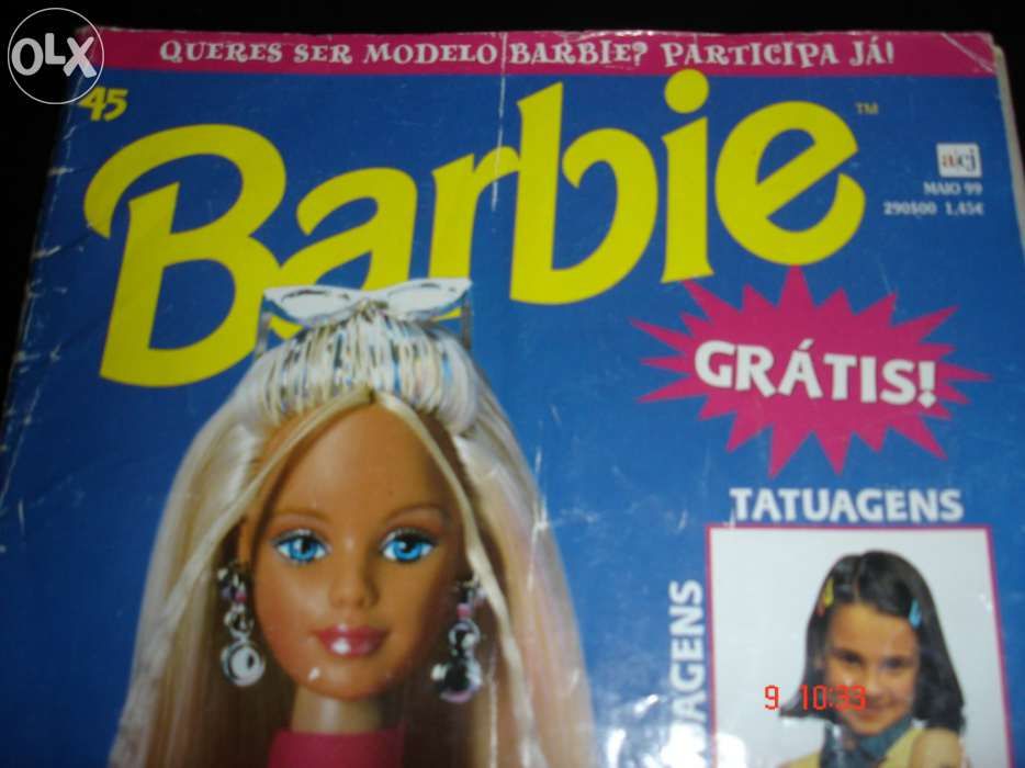 Revistas da Barbie do anos 1999 e 2001