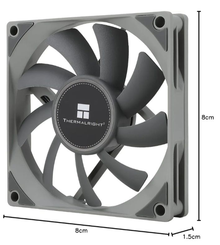 Thermalright ventoinha 80x80x15