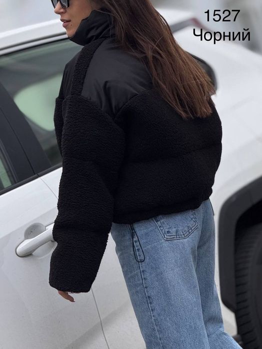 Жіноча куртка оверсайз демісезон Тедді