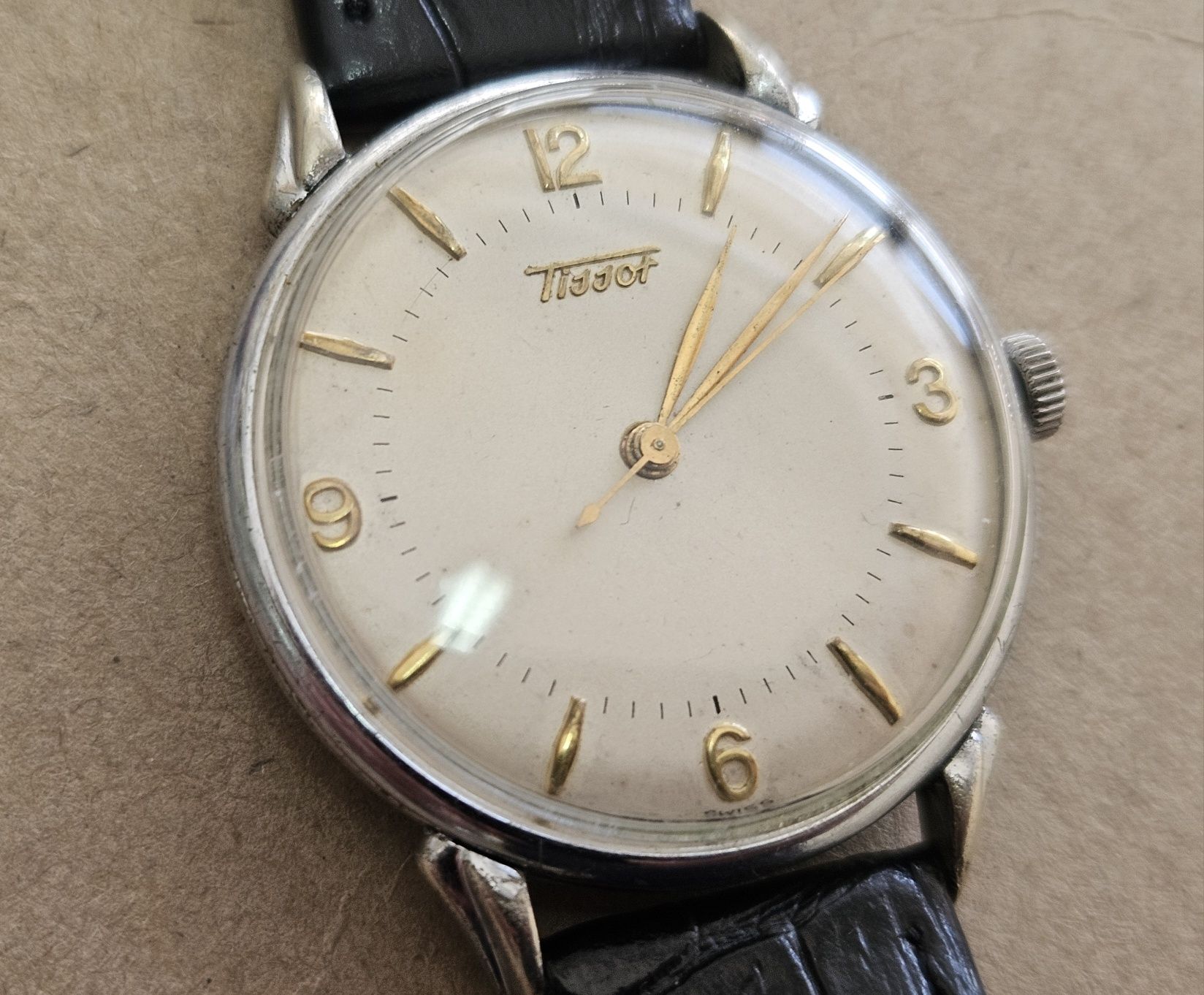 Zegarek Tissot lata 50 po serwisie
