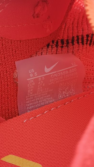 Nike air zoom alphafly next%2
alphafly next%2
Tamanho 43 Novo nunca us