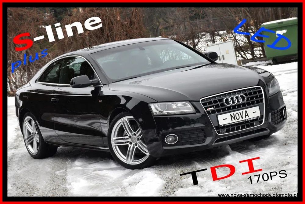 Audi A5 Coupé S-line plus TDi 170ps Skóra Navi Xenon Led alu 19"