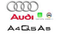 CarPlay,Android Auto штатный прибор на Audi A4,A5,Q5,