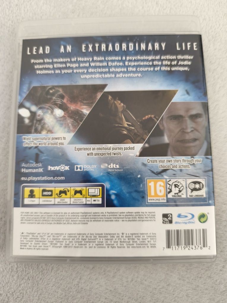 Gra na PlayStation 3 Beyond Two Souls